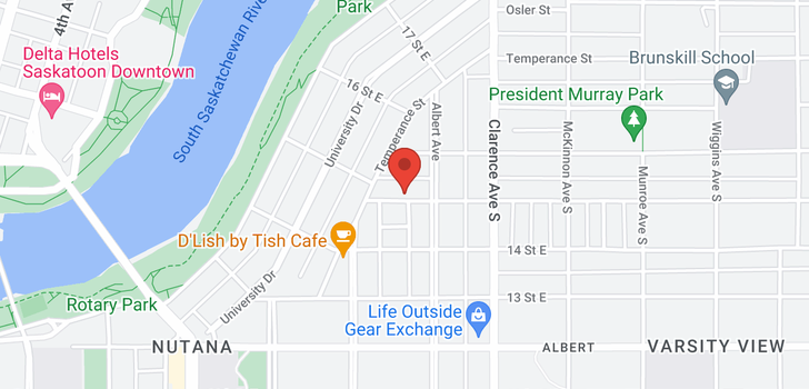 map of 817 15th ST E